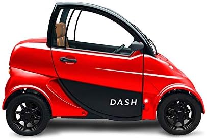 Innova Dash EV Electric Utility Transportation, Silent, Golf Course Friendly - Yellow - 65 Mile Range Battery