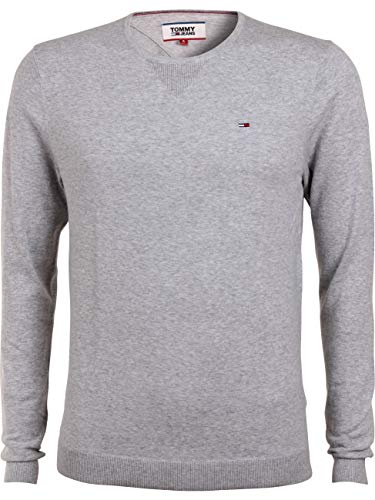 Tommy Jeans Uomo Original Felpa Maniche lunghe