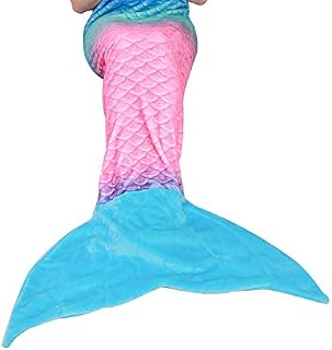 softan Mermaid Tail Blanket for Kids Teens Adults,Plush Soft Flannel Fleece All Seasons