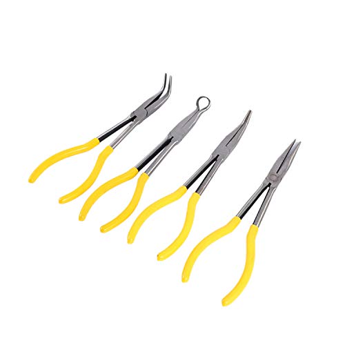 Pinces à bec extra long 30,5 cm outillage mécanicien pointe droite