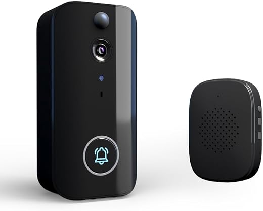 Smart Doorbell Ring Door Camera with Motion Detection WiFi Wireless Video Bell Camera Rechargeable Video Intercom Doorbell...
