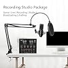Podcast Equipment Bundle, BM-800 Condenser with Voice Changer, Recording Studio Package - Podcast Microphone Bundle for Laptop, Streaming/Live Broadcast/YouTube Recording (AM200-V8) #1