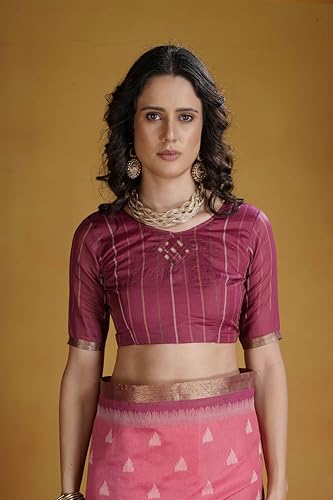 PHEASANT handloom silk saree – image 7