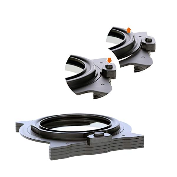 Rollei 100mm Rechteckfitler Starter Kit MK II bestehend aus Filterhalter und Medium GND 8 Grauverlaufs- und CPL-Filter 26491 – Bild 3