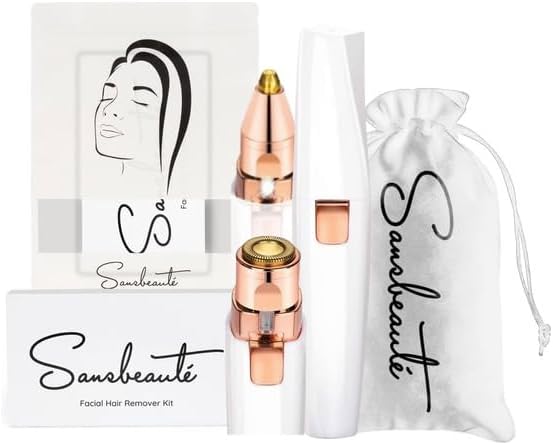 Sansbeauté® 2-in-1 Wenkbrauw Trimmer – White Edition