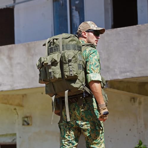 MT Military Alice Pack Medium Army Survival Combat ALICE Rucksack Backpack 50L Olive Drab