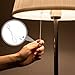 16pcs Ceiling Light String Pull Cord, Cotton and Metal Ceiling Fan Pull Chain Extenders Pull Cord Extension Widely Used Practical Tools for Bedroom Study Room Living Room(White)