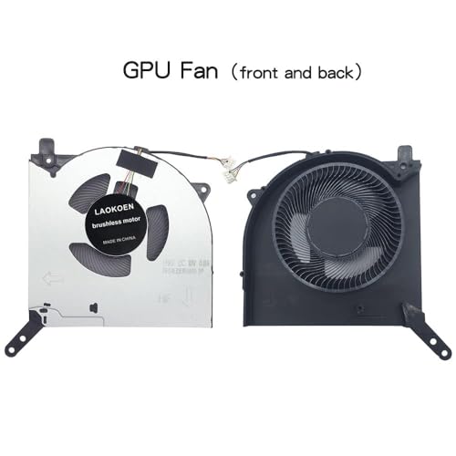 Image of LAPPYZONE New Replacement Cooling Fans for Lenovo Legion 5 Pro 16ACH6H R9000P 2021H RTX3060 RTX3070 Model Gaming Laptop Series CPU GPU Fan (4-Pin 4-Wire) 10V 0.8A