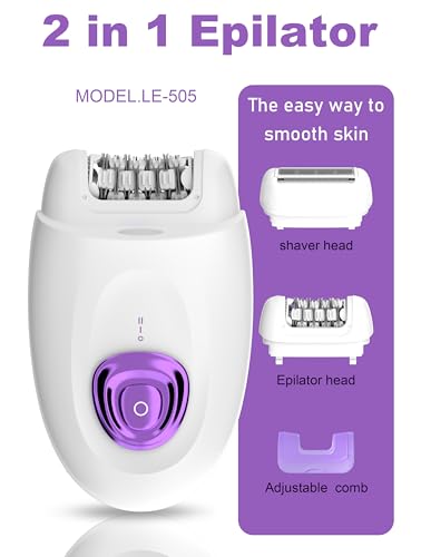 Image of NOVUSOL Rechargeable Body Epilator and Shaver for Women Facial Hair Remover Machine Mini Portable Electric Body Shaver Bikini Trimmer - 90 min Runtime
