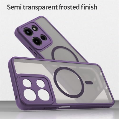 Image of Compatible with Moto G Play 2026 Case Cover,Compatible with MagSafe,Anti-Fall,Compatible with Motorola Moto G Power 2026 / Moto G 5G (2026) Cell Protective Phone Case Purple