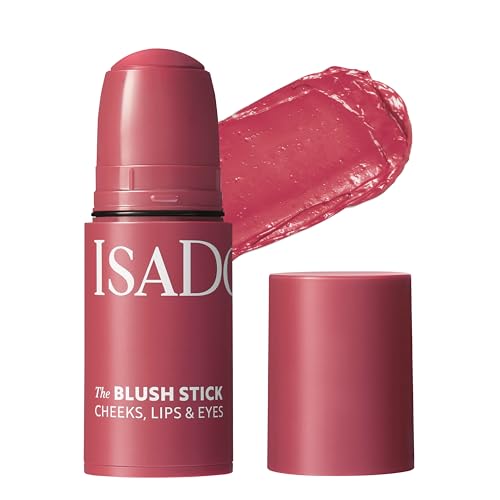 Isadora The Blush Stick 44 Coral Rose - Blush in Stick, Multiuso, Formula Cremosa, Finish Fresco e Naturale, Vegan