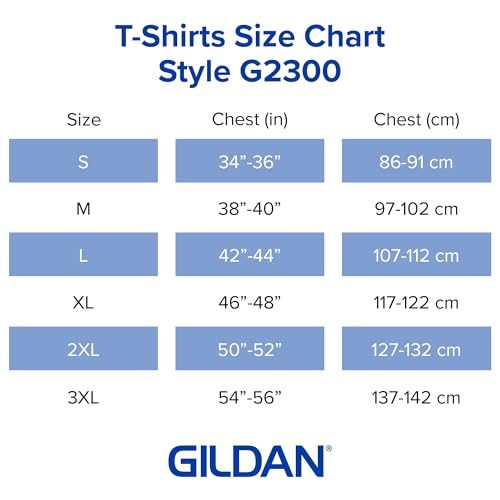 Gildan Adult Ultra Cotton T-Shirt with Pocket, Style G2300, 2-Pack, Navy, Large by Gildan - Image 6