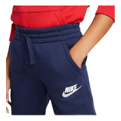 image for Nike Boy's NSW Club Jogger Fleece Pant, Midnight Navy/Midnight Navy/Wh