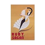 SDKAHKZO Pintura de pared de baile vintage, estilo artístico de bailarines de salón, colores neutros suaves, pósteres e impresiones estéticas para habitación, dormitorio, oficina, decoración de 40 x