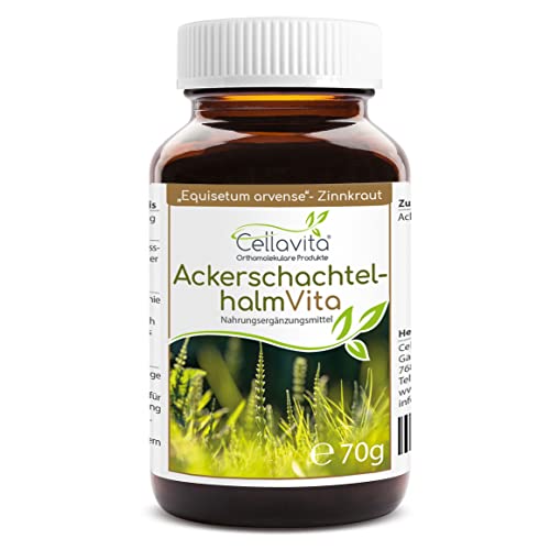Cellavita Acker-Schachtelhalm Ackerschachtelhalmextrakt (Zinnkraut) Vita | 70g (100 Tages-Vorrat) Pulver