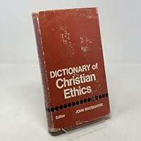 DICTIONARY OF CHRISTIAN ETHICS 0664206468 Book Cover
