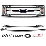 AKD Part Dual 36.6' DRL LED Grille Lights Kit for 2017-2022 Ford F-250 Super Duty Front Grill Accent Light Bar Position Marker Grill Lights for Ford F250 Platinum XL XLT Lariat Limited King Ranch