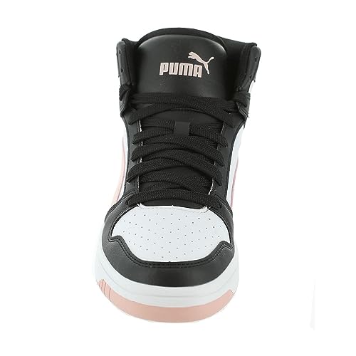 Image of PUMA Rebound Layup Synthetic Leather Puma Black /Rose Dust /Puma White 10 B (M)
