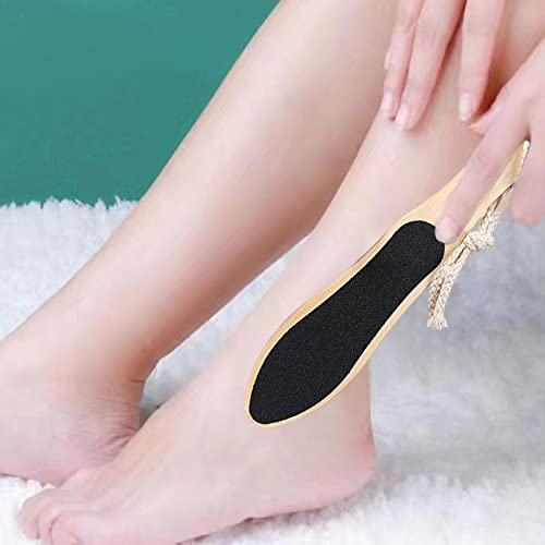 Removedor de calos nos pés - Moedor de pés de madeira com cordão | Removedor de calos para cuidados