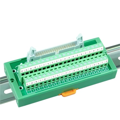 Bloc terminal pour PLC IDC40 mâle idéal pour intégrer vos armoires de commande Rail DIN