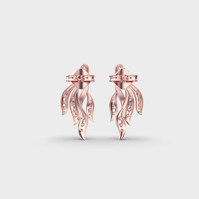 Boucles d'oreilles rubans évasés argent 925 hypoallergéniques et légères - 4