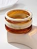 ÌF ME Acrylic Bangles Bracelets For Women, Maillard Lightweight Chunky Resin Bracelets, Premium Fall Winter Boho Jewelry Gift #4