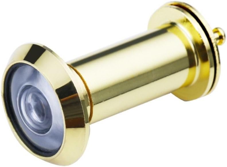 Door Viewer 220 Degree Hardware Tool HD Glass Lens for Furniture Wide Angle Peephole Hotel Peek Peep Hole(14mm-Black)