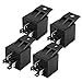 A-Premium 12V 40A 5-Pin SPDT Relay with Plastic Bracket Compatible with Automotive Car Truck Marine Boat (Set of 4)