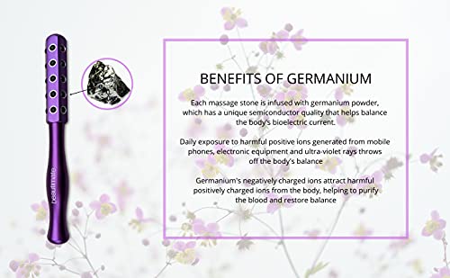 beautimate Germanium Roller Uplifting Face Massager Beauty Roller for Skin Tightening & De-Puffing, Face, Eye, Chin, Neck Massager, Anti-Aging Beauty Tool to Lift, Firm and Tighten Skin