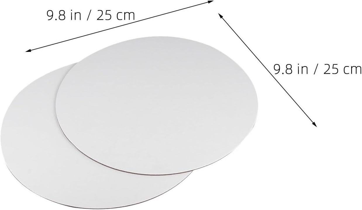 5pcs Round Cotton Canvas Panels for Acrylic and Oil Painting