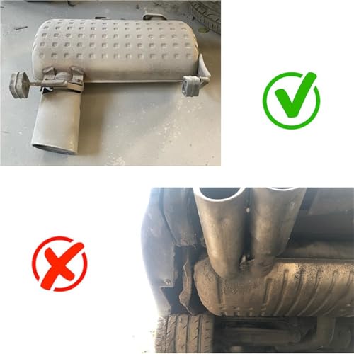 Embout d'échappement en acier finition chromée double sortie pour E90 - 6