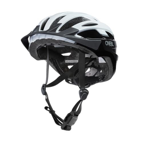 O'NEAL | Mountainbike-Helm | Urban Trail Riding | Leichtgewicht: nur 310g, große Ventilatoren zur Belüftung, Robustes ABS | Helmet Outcast Split V.22 | Erwachsene | Schwarz Weiß | L/XL