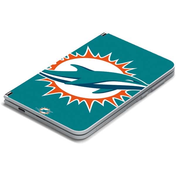 Skinit Tablet Decal Skin Compatible with Surface Duo - Officially Licensed NFL Miami Dolphins Large Logo Design