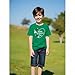 Ritatte St Patrick's Day T-Shirt Toddler Boy Girl Lucky Clover Shamrock Green Shirt Short Sleeve Kid Irish Tee Tops 2-9T(Heart,7-8t(130))