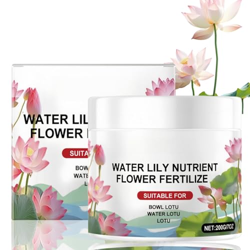 200g Water Lily Ferti/lizer,Lo/tus Nutrients for Bowl Lo/tus,Aquarium Plant Ferti/lizer,Nutrients for Bowl Lo/tus Flower Growing,Slow Release Ferti/lizer for Flower,Plant Growth Solution,Flower Food