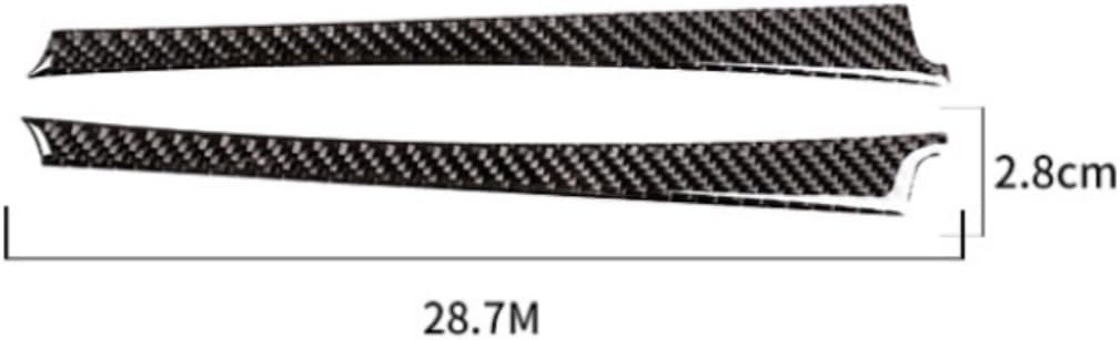 Compatible with Mercedes Benz C-Class 2007-2013 C250 W204 Carbon Fiber Shift Side Trim Stickers Automotive Accessories Modification Parts