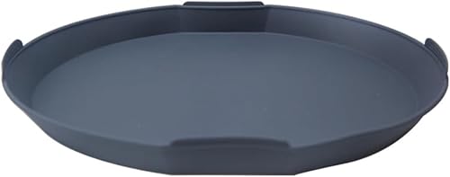 Generic Bandeja de vapor de silicona para hornear, rectangular, gris, 11.4 x 8.3 pulgadas, compatible con Thermomix TM31/TM5/TM6