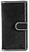 Produktbild Pierrini PR0004 Damen Echtleder Portemonnaie Brieftasche Geldbeutel Schwarz 3x9x18 Zentimeter