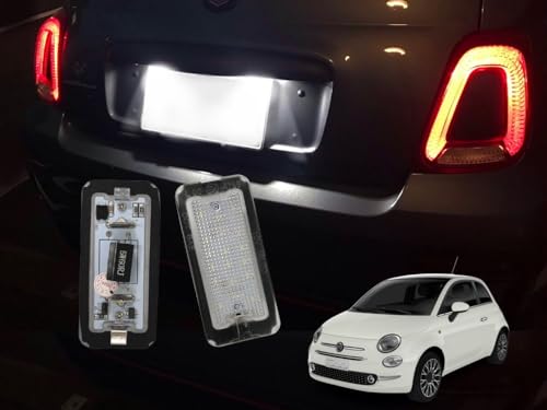 まっちさんFIAT500 アバルトLEDライセンスバルブ フィアット用 LEDナンバー灯 エラーフリー フィアット 500 312型