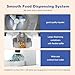 Automatic Cat Feeder, 4L Cat Food Dispenser with 10s Voice Recorder, Pet Feeder up to 8 Meals per Day, Timed Dog Feeder with Dry Food Sealed Ring (White, 4L-Basic)