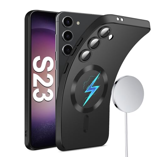 Coque Samsung S23 avec protection appareil photo et anneau magnétique