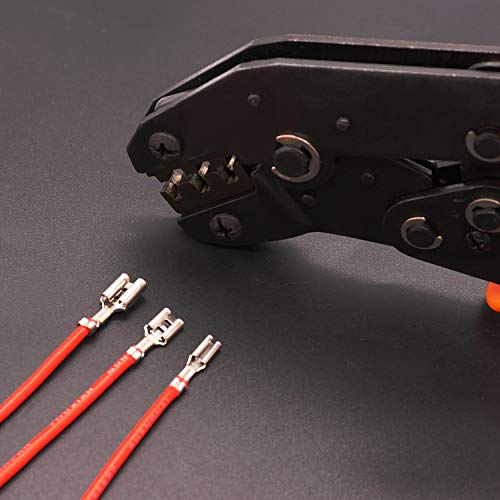 Twidec /Alicate de crimpagem de arame 2,8/4,8/6,3 mm Pá 26-16AMG Ferramentas de crimpagem manual par