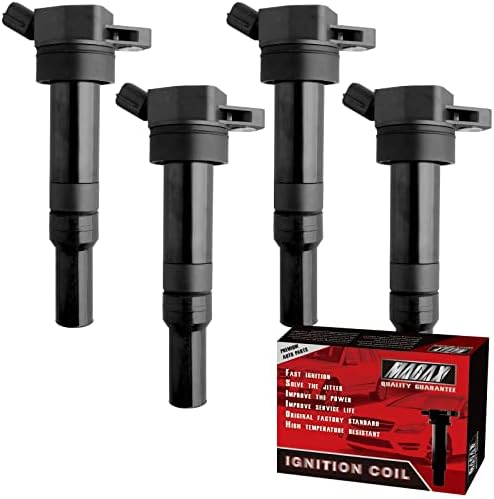 MACAX Set of 4 Ignition Coils UF651 C1804 Compatible with 2014-2015 Kia Soul Forte - 1.8L 2.0L Hyundai Tucson Elantra GT