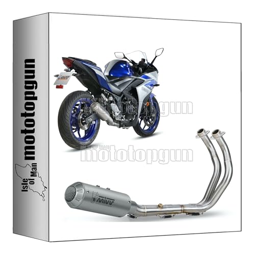 Ligne Racing Mivv MK3 Acier pour Yamaha MT-03 2023-2024 sans Catalyseur