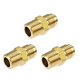 KEMUZ 3 Piezas Conectores De Latón Para Mangueras De Gas, Doble Boquilla...