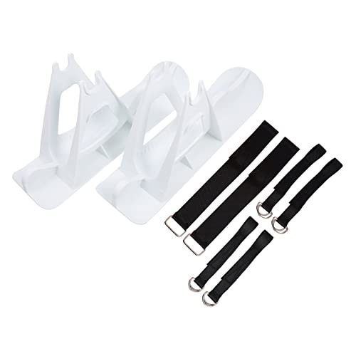 VICASKY 1 Set Snowboard Shaped Bike Stand Upright Bike Rack Snowboards Winter Accessories Outdoor Bike Accessories Winter Outdoor Accessories Scooter Stand White Plastic