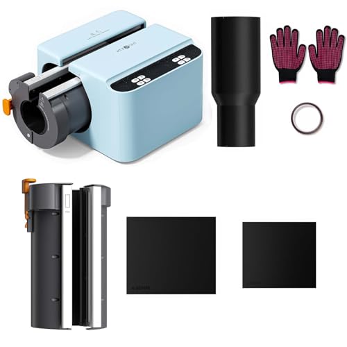 HTVRONT 2 in 1 A200H Pro Kit - Auto Tumbler Heat Press with Attachment, for 15-40oz Tumblers, Blue