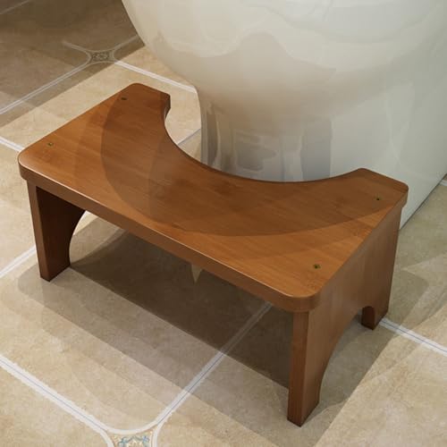 Taburete para el inodoro de madera con base de seguridad 4