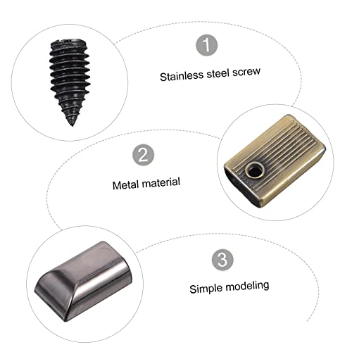 VILLCASE 50 Pçs Clipe De Zíper Acessórios De Latão Bolsa Faça Você Zíperes De Artesanato Zíperes De