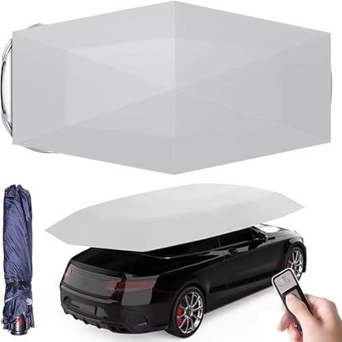 Tienda de campaña automática para coche, plegable, portátil, con control remoto, cubierta de toldo retráctil con batería extraíble